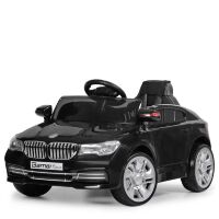 Дитячий одномісний електромобіль Джип Машина Bambi M 3271EBLR-2 BMW з шкіряним сидінням / чорний**