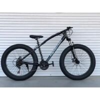 Велосипед Фэтбайк TopRider 215 колеса 26 дюймів / SHIMANO / сталева рама 17д / чорний
