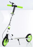 Дитячий підлітковий двоколісний складаний самокат iTrike SR 2-049-1-WG алюмінієвий / ПУ колесах / зелен**