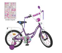 Дитячий двоколісний велосипед PROFI Y16303N Blossom для дівчинки / колеса 16д /бузковий NEON**