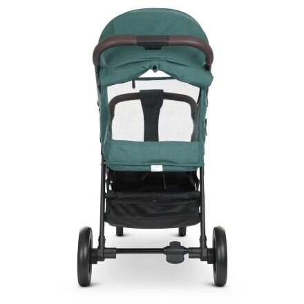 Коляска дитяча прогулянкова EL CAMINO OPTIMA ME 1083 Forest Green з дощовиком і москітною сіткою /Люн зелена