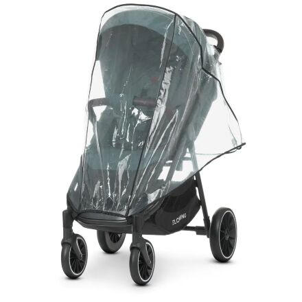 Коляска дитяча прогулянкова EL CAMINO OPTIMA ME 1083 Forest Green з дощовиком і москітною сіткою /Люн зелена