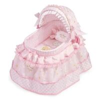 Ліжечко для ляльки DeCuevas з козирком 51128, 52 см