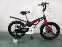 Велосипед двоколісний полегшений Crosser Magnesium Bike Premium 14 дюймів чорний-червоний