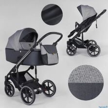 Дитяча універсальна коляска Expander EXEO EX-65488 колір Carbon тканина з водовідштовхувальним просоченням