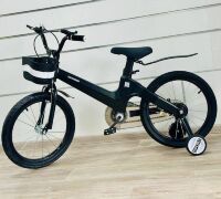 Дитячий двоколісний магнієвий велосипед 14 дюймів Maraton CRUISER M02 з кошиком чорний