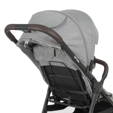 Коляска дитяча прогулянкова EL CAMINO OPTIMA ME 1083 Mirage Gray з дощовиком і москітною сіткою /ЛОН сіра