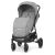 Коляска дитяча прогулянкова EL CAMINO OPTIMA ME 1083 Mirage Gray з дощовиком і москітною сіткою /ЛОН сіра