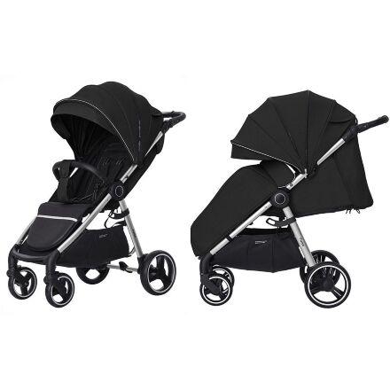 Прогулянковий дитячий візок CARRELLO Pulse CRL-5507 Thunder Grey з дощовиком / КОЛЯСКА дитяча сіра