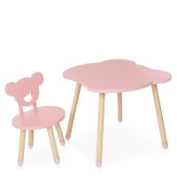 Дитячий стіл зі стільчиком M 4255 Bear mint ***