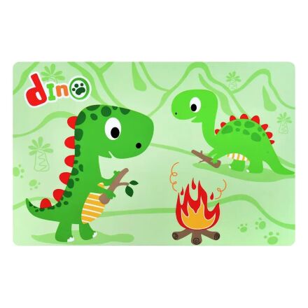 Дитячий пластиковий столик з двома стільчиками Bambi ETZY-13 бежево-коричневий