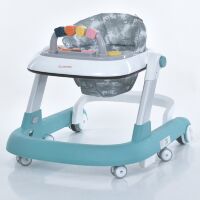 Дитячі ходунки 2в1 з функцією "Перші кроки" EL CAMINO ME 1163 MULTIWAY Mint музика, світло, мятні