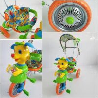 Велосипед коляска дитячий триколісний для дівчинки і хлопчика TS820A(CP) салатовий