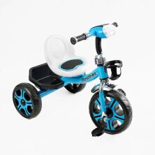 Триколісний велосипед на педалях Best Trike BS-24513 фара з музикою та світлом блакитний