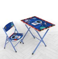 Дитячий столик зі стільчиком Bambi A19-ASTR Астронавт складаний**