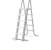 Сходи для басейну Intex 28077 (28074),(132 см) зі знімними ступенями. З майданчиком