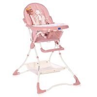 Стільчик для годування Lorelli (Bertoni) BonBon White Fruits Білий "Фрукти". Дитячий стілець для годування