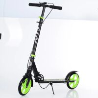 Самокат дитячий підлітковий двоколісний iTrike SR2-010-1-BGR з підніжкою і ручним гальмом Зелене**