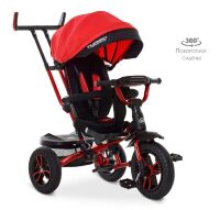 ⏩ Велосипед-коляска дитячий триколісний Turbo Trike M 4058-1 червоний**