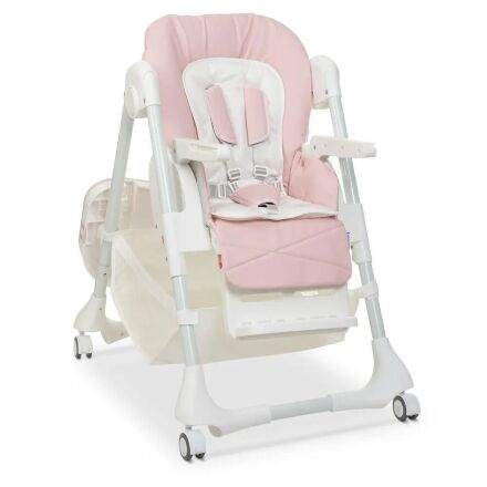 Стільчик для годування BAMBI M 3822 Baby Pink екокожа рожевий **