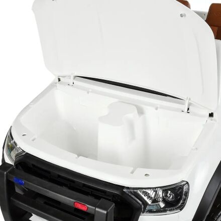 Дитячий двомісний електромобіль Джип машина Поліція M 4173EBLR-1 Ford Ranger ліцензійний / колір білий**