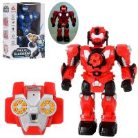 Інтерактивний Робот на д/в(ІЛ) 27110 на батарейці. Світло. Стріляє кульками / 2 кольори