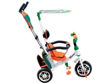 Велосипед дитячий триколісний Azimut BC-15 An Safari Єва колеса (білий)