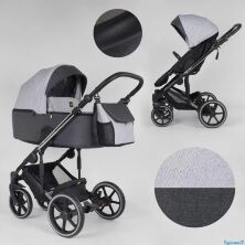 Дитяча універсальна коляска Expander EXEO EX-21002 колір Silver тканина з водовідштовхувальним просоченням