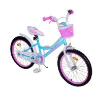Двоколісний дитячий велосипед для дівчинки Like2bike Jolly 212012 колеса 20 дюймів з передньої кошиком блакитний