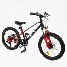 Дитячий спортивний магнієвий велосипед 20 дюймів Corso NX-20319 Shimano 7 швидкостей