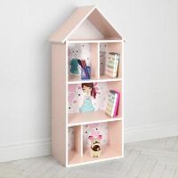 Будиночок-стелаж-полку дитяча для іграшок і книг H 2020-17-3 Дівчинка. Рожева. Для дівчинки**