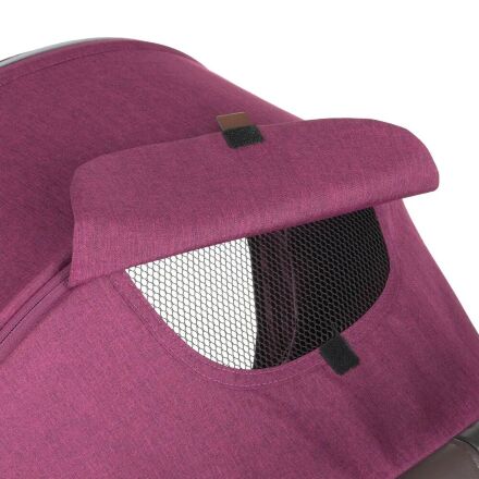 Коляска дитяча прогулянкова EL CAMINO OPTIMA ME 1083 Purple з дощовиком і москітною сіткою /Лон фіолетова