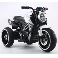 Дитячий електромобіль мотоцикл трицикл Bambi Racer М 4828EL-1 на акумуляторі з MP3/срібне сидіння/білий