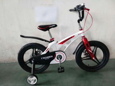 Велосипед двоколісний полегшений Crosser Magnesium Bike Premium 16 дюймів білий