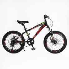 Дитячий спортивний велосипед 20 дюймів Corso "SPIRIT" ST-20316 рама сталь 12 дюймів, 7 швидкостей