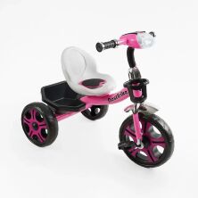 Триколісний велосипед на педалях Best Trike BS-22603 фара з музикою та світлом рожевий для дівчинки