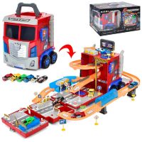 Дитячий ігровий набір Гараж, Паркінг Парковка TRANSFORMERS QL909 Трейлер Автопаркінг з машинками**