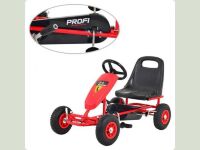 Дитячий педальний спортивний карт веломобіль на педалях Profi М 2213-3 червоний