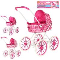 Коляска для ляльки класика 8826BN рожева