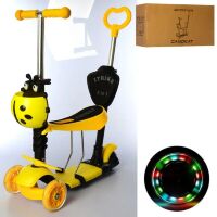 Самокат дитячий складаний iTrike JR 3-003-1-B MAXI 8 кольорів принт