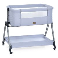 Дитяче приставне ліжечко-люлька EL CAMINO ME 1180-W INTENSE Taupe Beige з функцією заколисування бежева