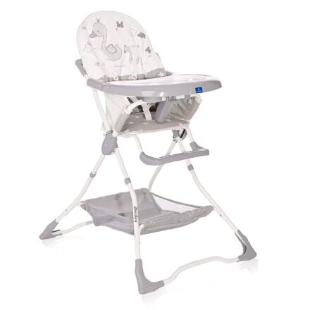 Стільчик для годування Lorelli (Bertoni) BonBon Grey Swan Сірий "Лебідь". Дитячий стілець для годування