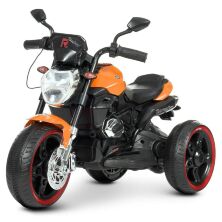 Дитячий електромобіль мотоцикл трицикл Bambi Racer М 4534-7 на акумуляторі з MP3 / помаранчевий**