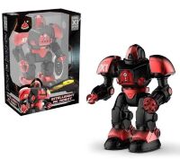 Робот на радіоуправлінні 27116, червоний, стріляє дисками, ходить, танцює, програмується