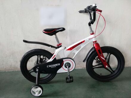 Велосипед двоколісний полегшений Crosser Magnesium Bike Premium 18 дюймів білий