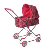 Коляска для ляльки класика Melogo 9308 W рожева