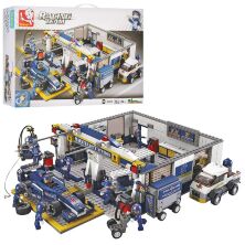 Конструктор SLUBAN M38-B0356 Автоперегони фігурки машинки 741 деталь**