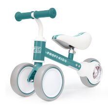 Дитячий велобіг-біговел PROFI KIDS 6 дюймів MBB 1015-1 три EVA колеса, стальна рама, блакитний