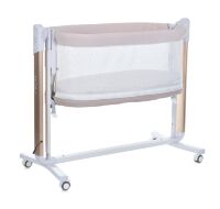 Дитяче ліжечко манеж EL CAMINO ME 1125-G NOA Beige  Ліжко гойдалка бежева