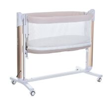 Дитяче ліжечко манеж EL CAMINO ME 1125-G NOA Beige  Ліжко гойдалка бежева